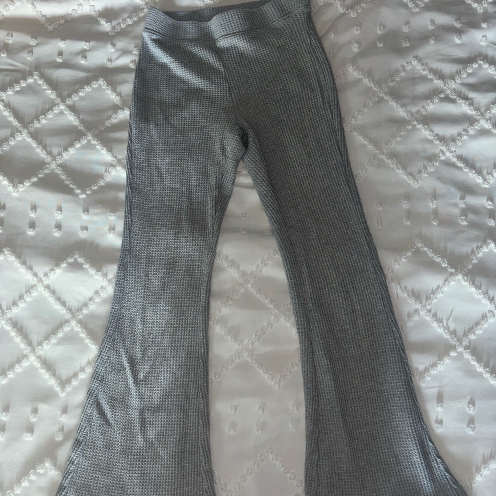 Gray Flared Bottoms